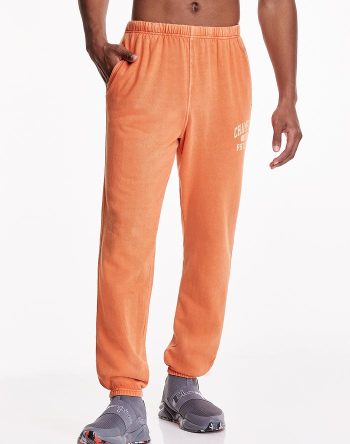 Champion Lightweight Fleece Broek Heren - Oranje - Belgie 8021RVZYJ